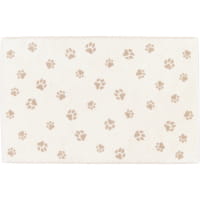 Cawö Badematten WE LOVE DOGS Paws 6247 - Farbe: natur/beige - 33 - 50x80 cm