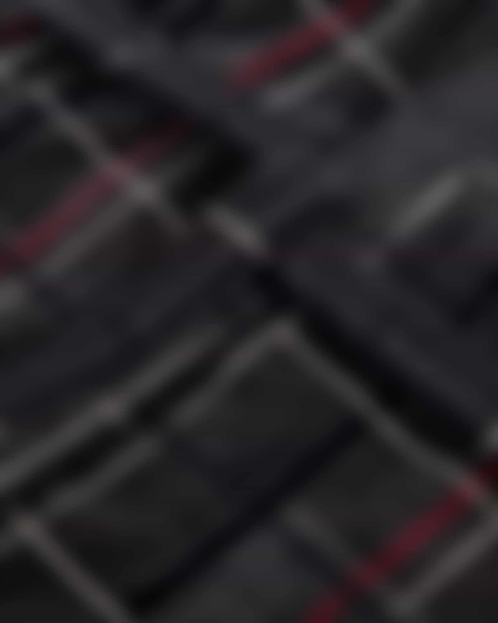 Cawö Herren Bademantel Kimono 4853 - Farbe: anthrazit-rot - 79 Detailbild 2