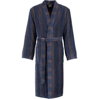 Cawö Herren Bademantel Kimono 2508 - Farbe: blau - 13 XL