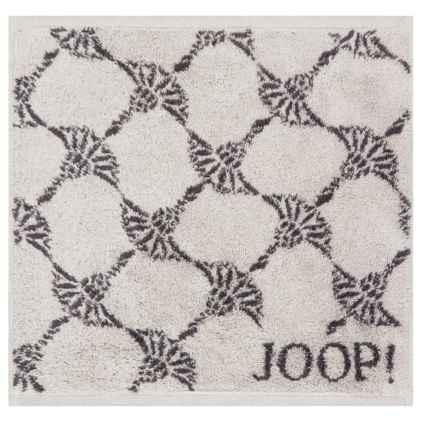 JOOP! Handtücher New Classic Cornflower 1721 - Farbe: Platin - 77 - Seiflappen 30x30 cm