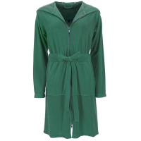 Vossen Bademäntel Damen Kurzmantel mit Kapuze Tampa - Farbe: evergreen - 5525