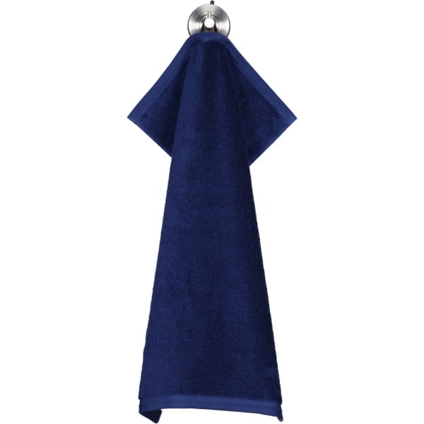 Vossen Handtücher Vegan Life - Farbe: marine blau - 4930 - Seiflappen 30x30 cm