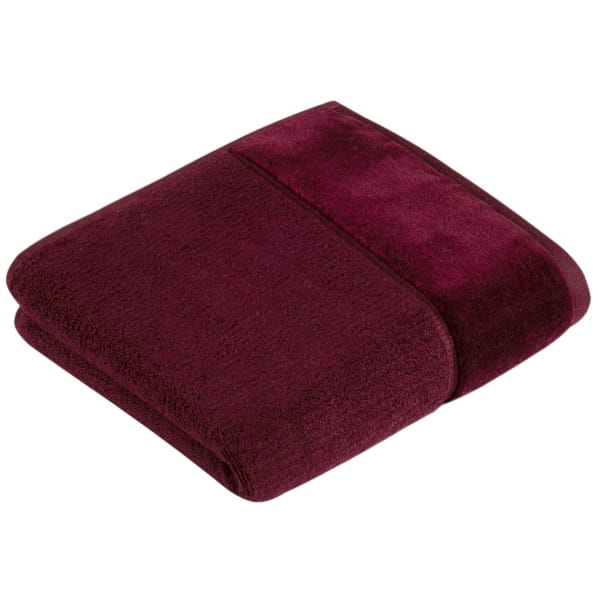 Vossen Handtücher Pure - Farbe: berry - 3980 - Duschtuch 67x140 cm