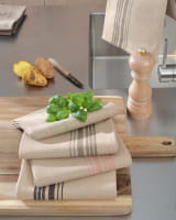 Cawö Home Geschirrtücher Cuisine Nature Akzent 533 - Farbe: wasabi - 40 - 50x70 cm