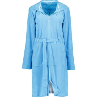 Vossen Bademäntel Damen Kurzmantel mit Kapuze Tampa - Farbe: ice blue - 5560
