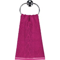 Möve Handtücher Cosy Knits Strick - Farbe: berry - 266