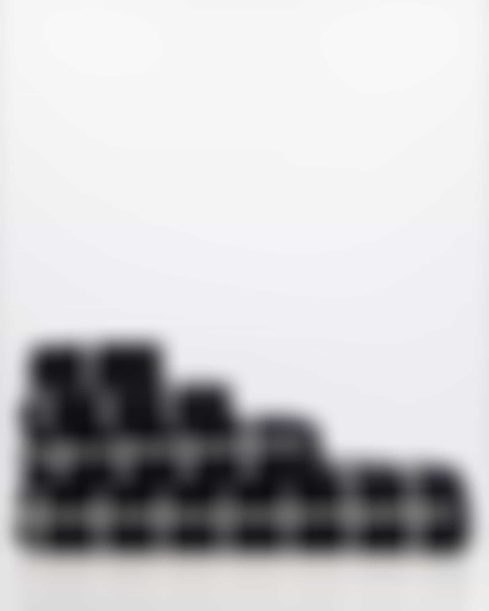 Cawö Zoom Karo 123 - Farbe: schwarz - 97 - Waschhandschuh 16x22 cm Detailbild 3