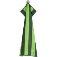 Möve Handtücher Superwuschel Blockstreifen - Farbe: cypress/peridot - 062