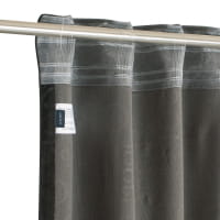 JOOP! Vorhang Gardine Match - verdecktes Schlaufenband - Größe: 140x250 cm - Farbe: Anthrazit - 012