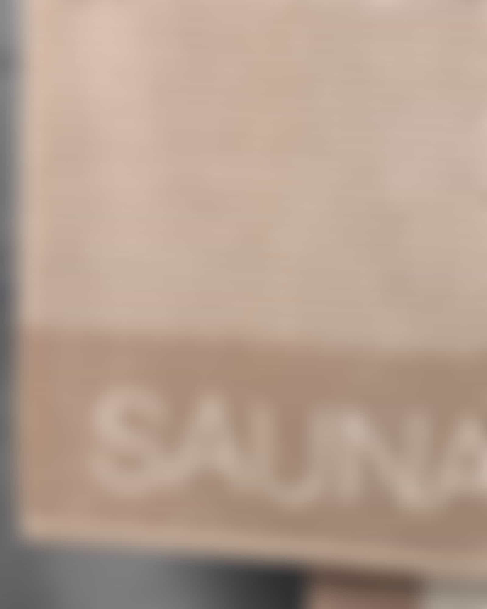 Cawö Saunatuch Natural Allover 6220 80x200 cm - Farbe: natur-caramel - 33 Detailbild 3