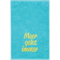 Cawö Gästetücher Postcard Towels Edition 100 - Farbe: Meer geht immer - 07 - 30x50 cm