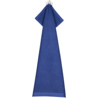 Rhomtuft - Handtücher Baronesse - Farbe: kobalt - 84 - Seiflappen 30x30 cm