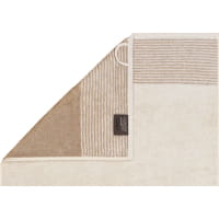 Cawö Handtücher Luxury Home Two-Tone 590 - Farbe: natur - 36 - Seiflappen 30x30 cm
