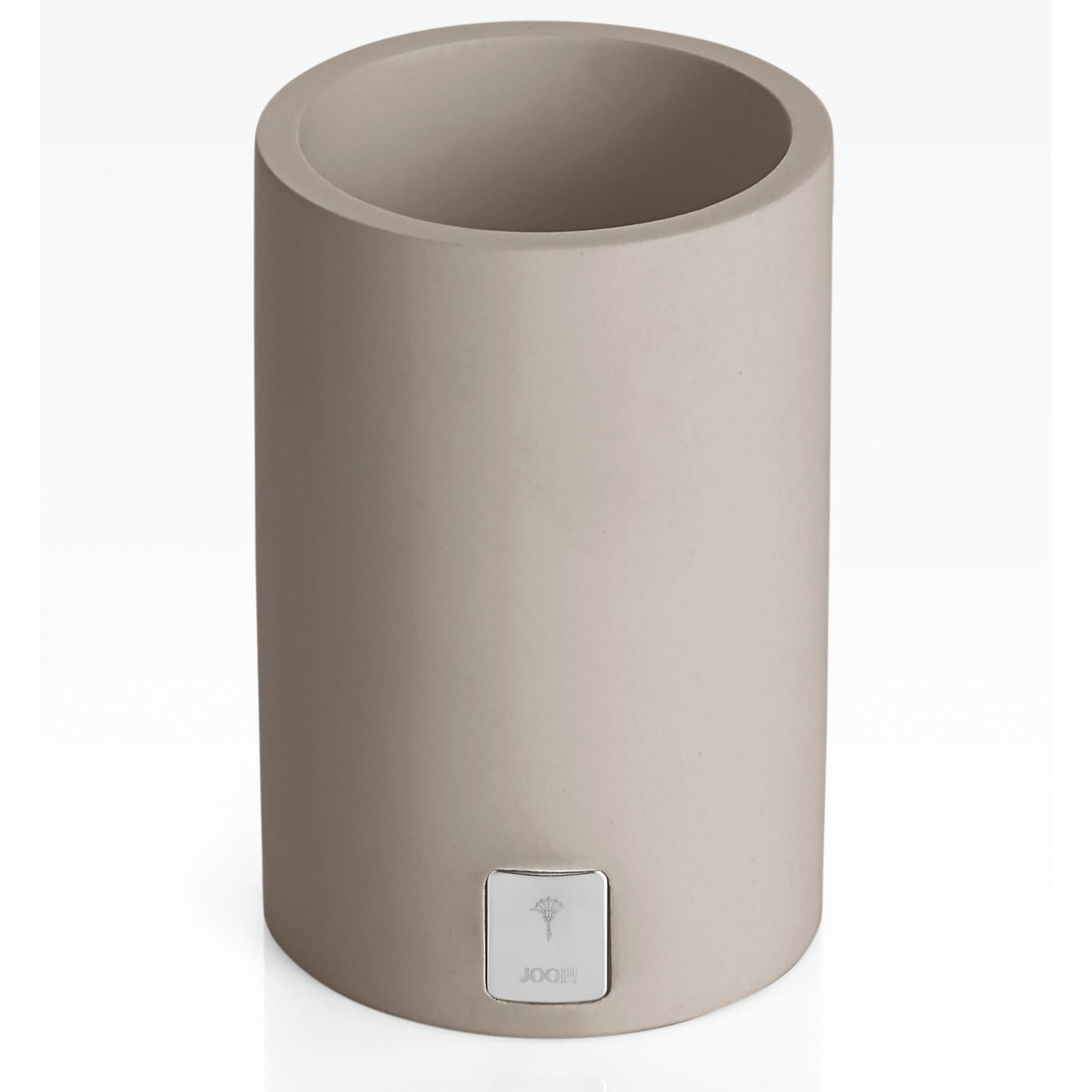 JOOP! BATHLINE - Behälter rund - Farbe: grau (011041413) - 11 cm |  Bad-Accessoires