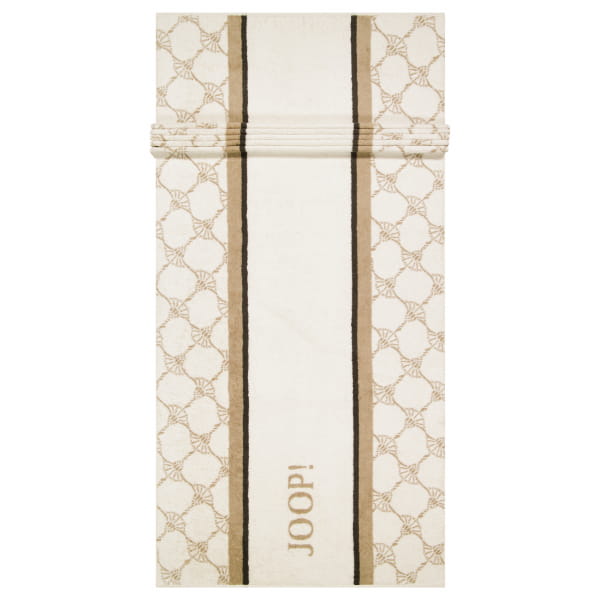 JOOP! Handtücher Sauna Stripes 1718 - Farbe: Natur - 37 - Saunatuch 80x200 cm
