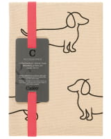 Cawö Home Geschirrtücher Cuisine WE LOVE DOGS 6246 - Farbe: schwarz/beige - 93 - 50x70 cm