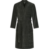 Cawö Bademäntel Herren Kimono Cord-Optik 6540 - Farbe: basalt - 740
