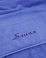 frottana Saunatücher Pearl - Farbe: cornflower - 410 - 80x200 cm