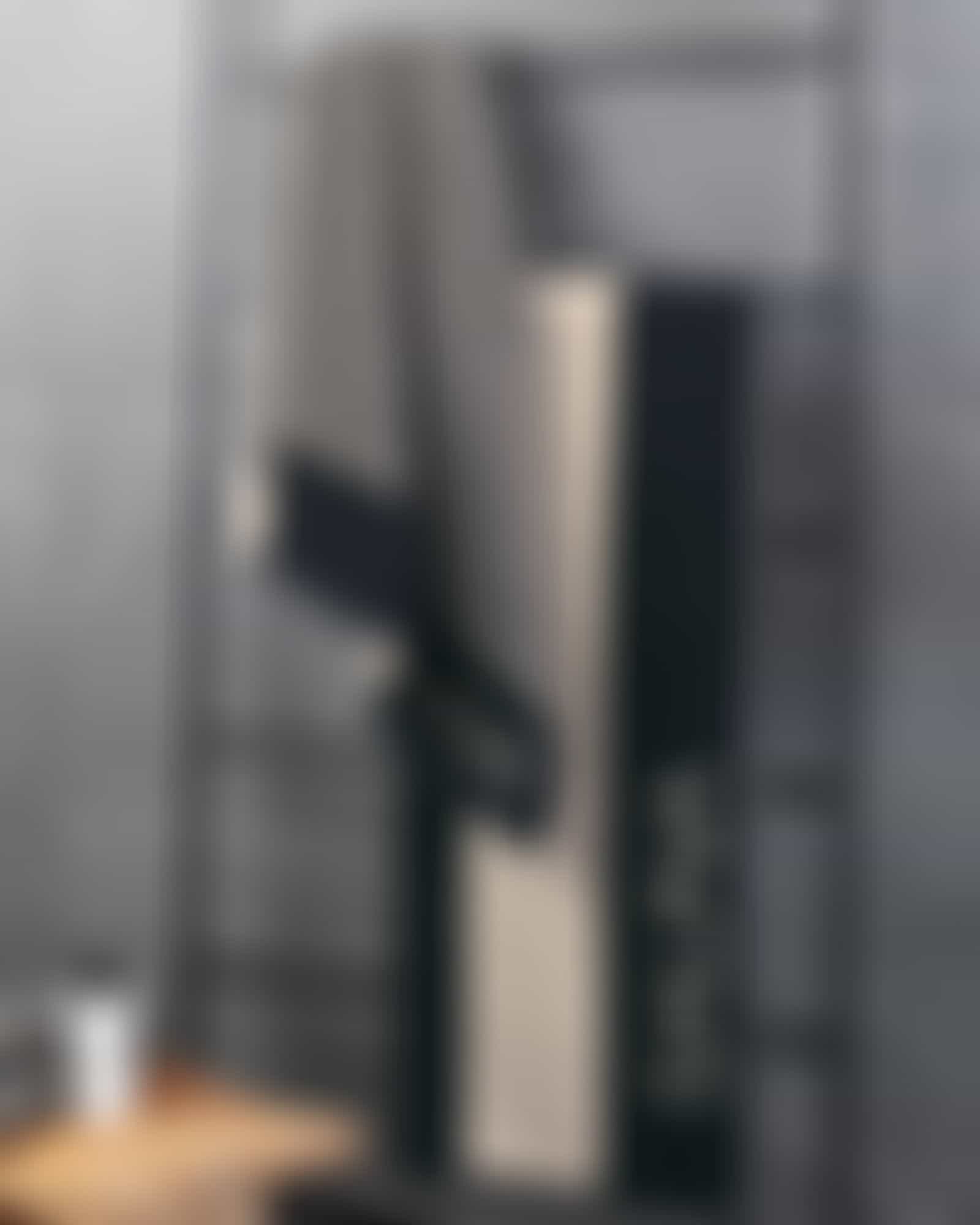 Cawö Saunatuch Natural Allover 6220 80x200 cm - Farbe: natur-schwarz - 39 Detailbild 2