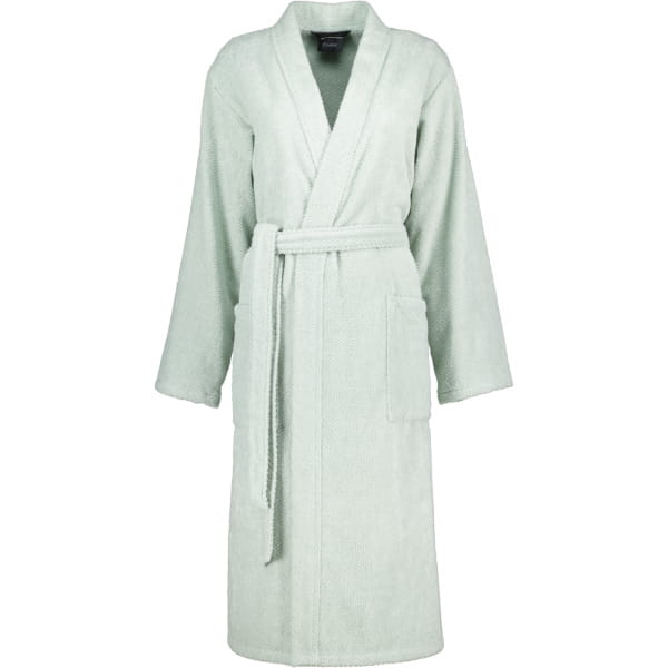 Cawö Bademäntel Damen Kimono Pure 5222 - Farbe: eukalyptus - 450 - M