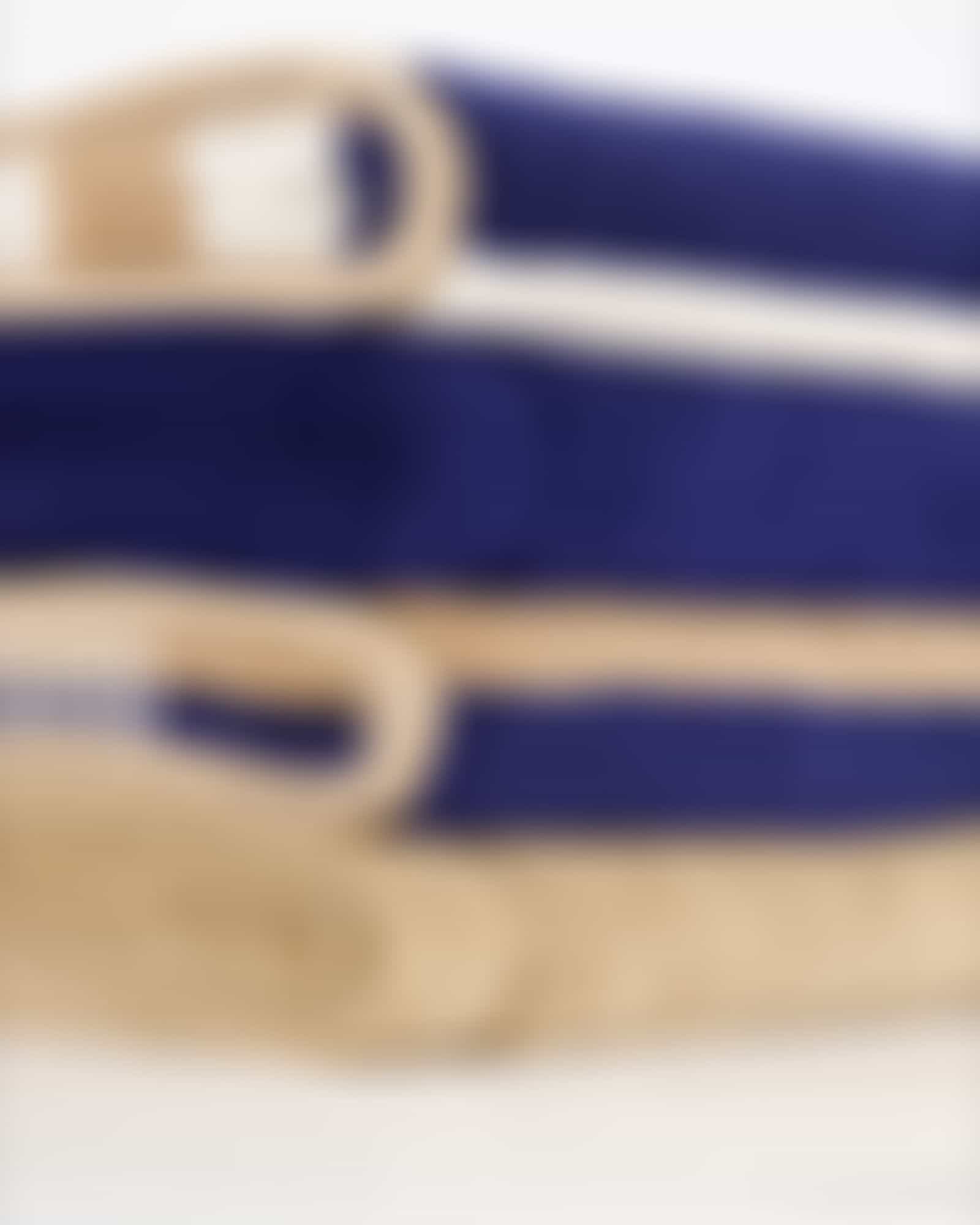 Cawö Handtücher Coast Stripes 6213 - Farbe: navy-natur - 31 - Waschhandschuh 16x22 cm