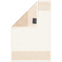Cawö Handtücher Luxury Home Two-Tone 590 - Farbe: natur - 36 - Waschhandschuh 16x22 cm