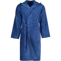 Vossen Bademäntel unisex Kurzmantel mit Kapuze Texas - Farbe: winternight - 4760 - S