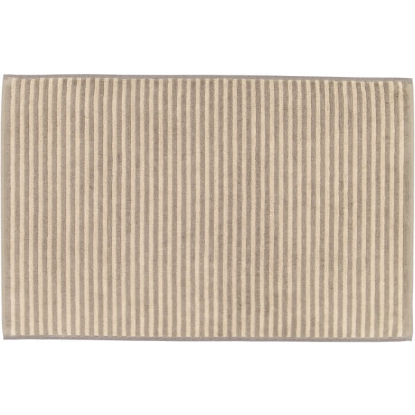 Cawö Badematten Two-Tone Stripes 480 - Farbe: graphit - 70 - 50x80 cm günstig online kaufen