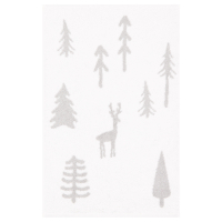 Cawö Handtücher WINTER EDITION Tannen 6273 - Farbe: weiß/platin - 67