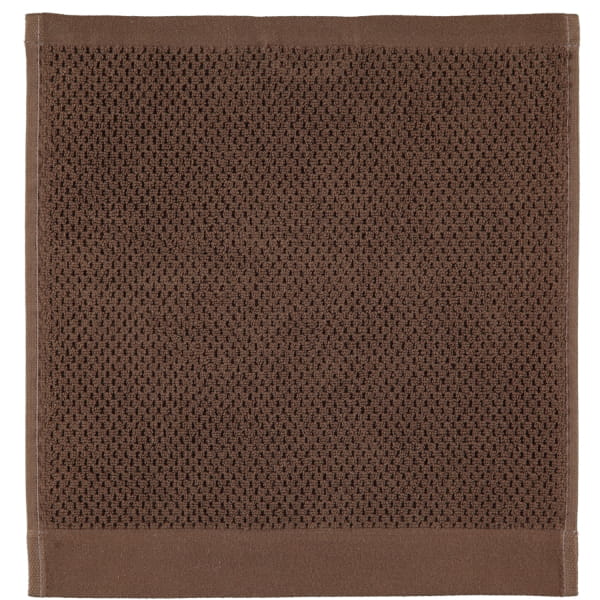Rhomtuft - Handtücher Baronesse - Farbe: mocca - 406 - Seiflappen 30x30 cm