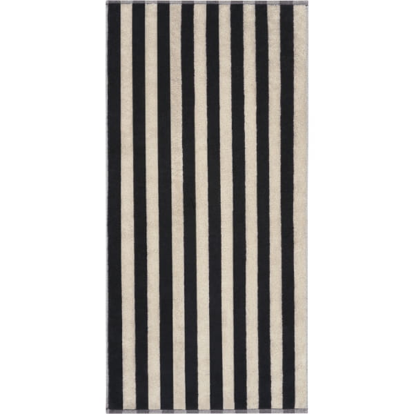 Cawö Handtücher Bold Streifen 6277 - Farbe: schwarz/beige - 93 - Duschtuch günstig online kaufen