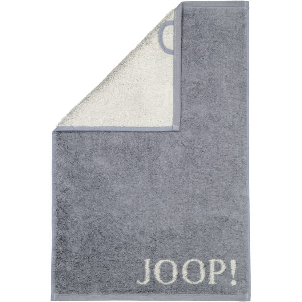 JOOP! Classic - Doubleface 1600 - Farbe: Anthrazit - 77 - Gästetuch 30x50 cm