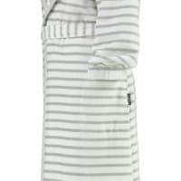 Cawö - Damen Bademantel Kapuze Breton 6596 - Farbe: silber - 76