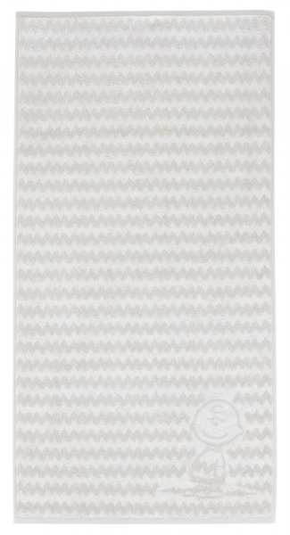 Vossen Handtücher Peanuts Charlie Brown - Farbe: pearl grey - 0003