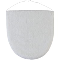 Rhomtuft - Badteppiche Prestige - Farbe: weiss - 01 - Toilettenvorlage mit Ausschnitt 60x60 cm