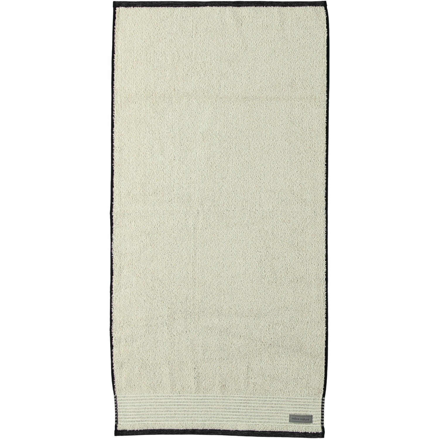 Möve - Eden - Melange mit Biesenbordüre - Farbe: natur - 081 (1-0151/8944)  - Handtuch 50x100 cm | Handtuch | Handtücher