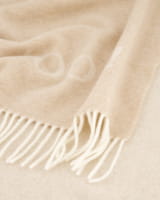 JOOP! Wohndecke Fine-Doubleface - Größe: 130x180 cm - Farbe: Creme-Natur