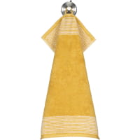 Cawö Handtücher Luxury Home Two-Tone 590 - Farbe: gold - 53 - Waschhandschuh 16x22 cm
