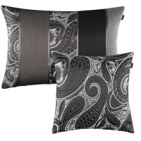 JOOP! Kissenhüllen Paisley Allover - Farbe: Silbergrau - 010 - 40x60 cm