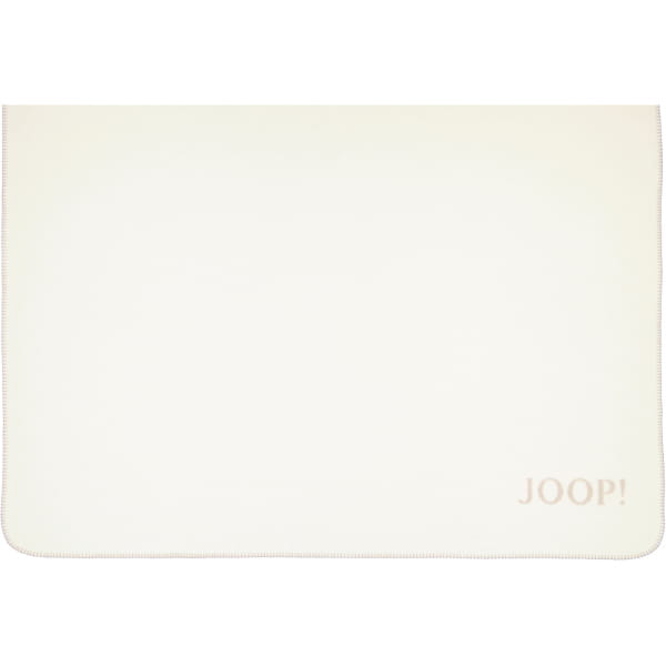 JOOP! Wohndecke Uni-Doubleface - Größe: 150x200 cm - Farbe: Sand-Pergament günstig online kaufen
