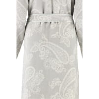 Cawö - Damen Bademantel Schalkragen Paisley 4420 - Farbe: silber - 73