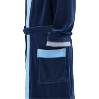bugatti Herren Bademantel Kimono Tommaso - Farbe: marine blau - 493 M