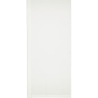 Rhomtuft - Handtücher Baronesse - Farbe: weiß - 01 - Seiflappen 30x30 cm