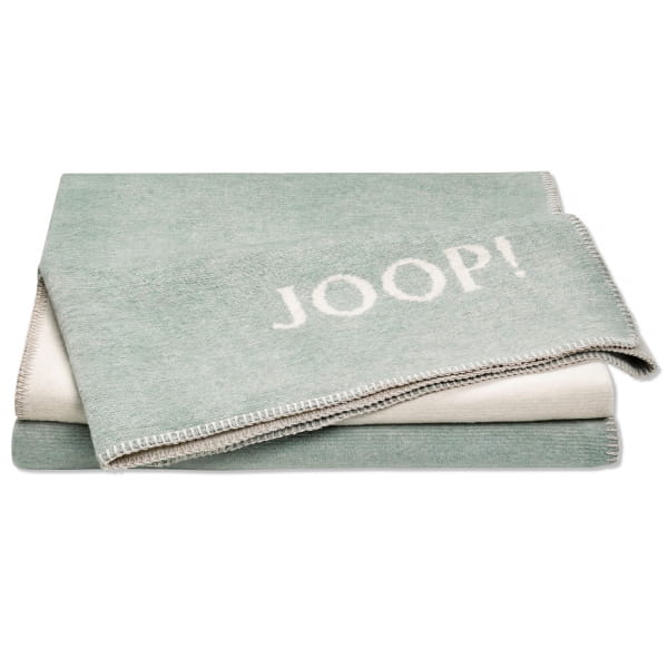 JOOP! Wohndecke Melange-Doubleface - Größe: 150x200 cm - Farbe: Jade-Natur