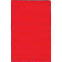 Cawö - Noblesse Uni 1001 - Farbe: 203 - rot - Seiflappen 30x30 cm