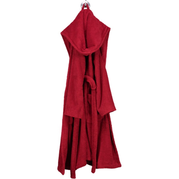 Möve Bademäntel unisex Kapuze Superwuschel - Farbe: ruby - 075 - XL