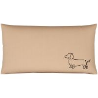 elegante Kissenbezüge WE LOVE DOGS Companion 24542 - Farbe: Schwarz-Beige - 9 - Kissen 40x80 cm