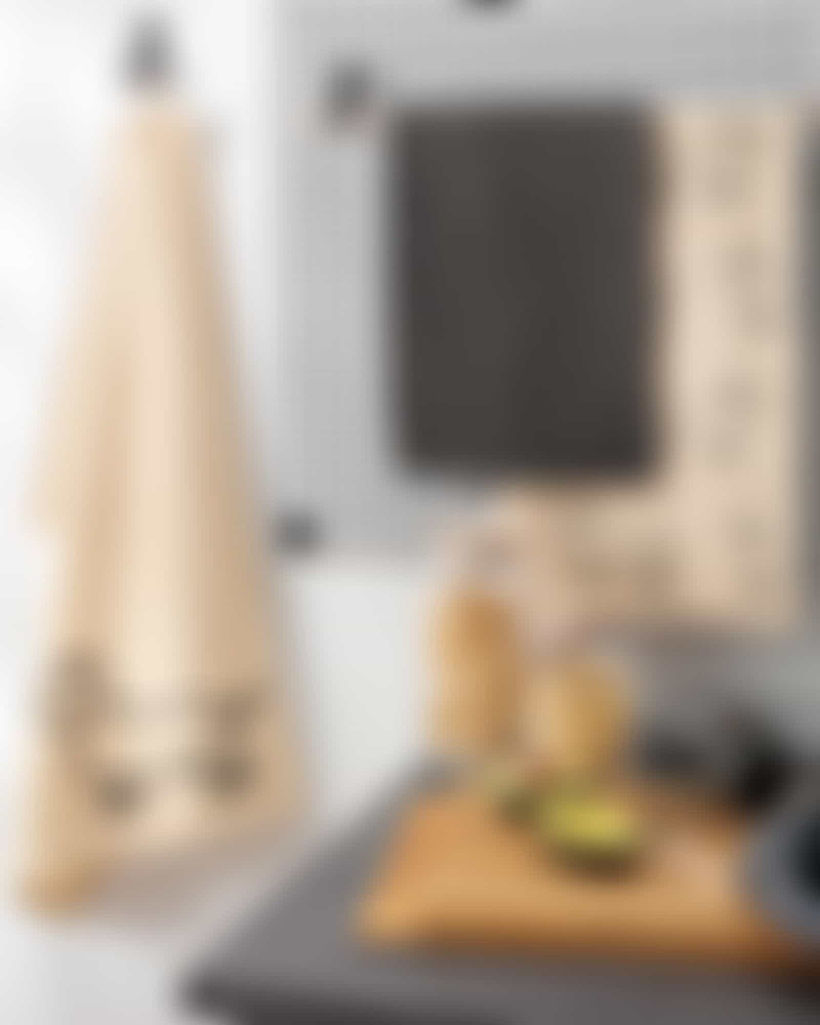 Cawö Home Geschirrtücher Cuisine WE LOVE DOGS 6246 - Farbe: schwarz/beige - 93 - 50x70 cm Detailbild 1