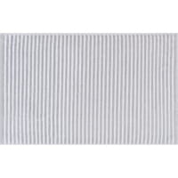Cawö Badematten Two-Tone Stripes 480 - Farbe: platin - 76 - 50x80 cm
