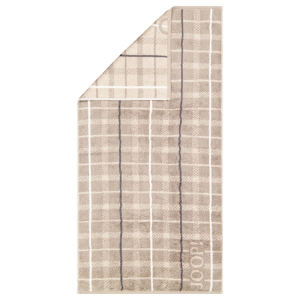JOOP! Handtücher Contour Checked 1715 - Farbe: Taupe - 73